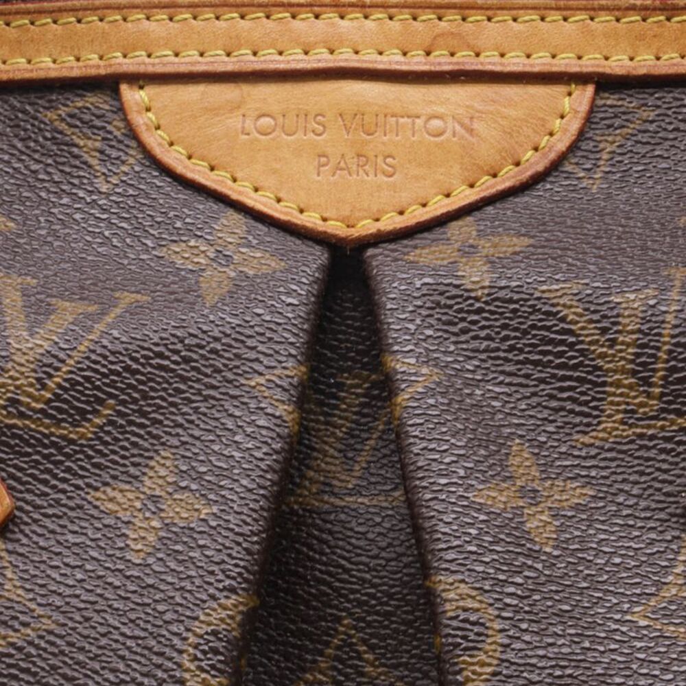 Louis Vuitton Palermo GM Tote Bag in Brown Coated Canvas - Picture 5 of 12